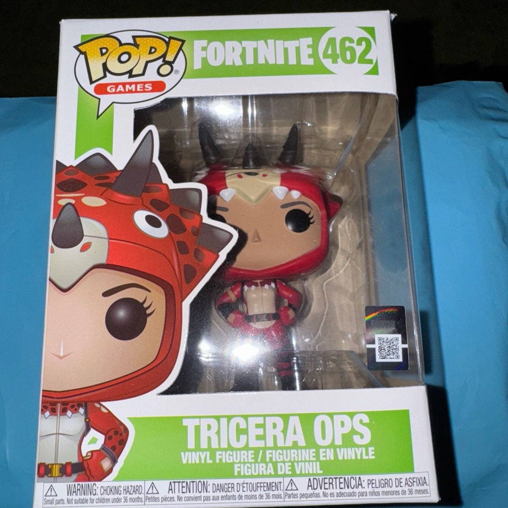 Funko Pop! Games Fortnite Tricera Ops Vinyl Figure - Red and Black
